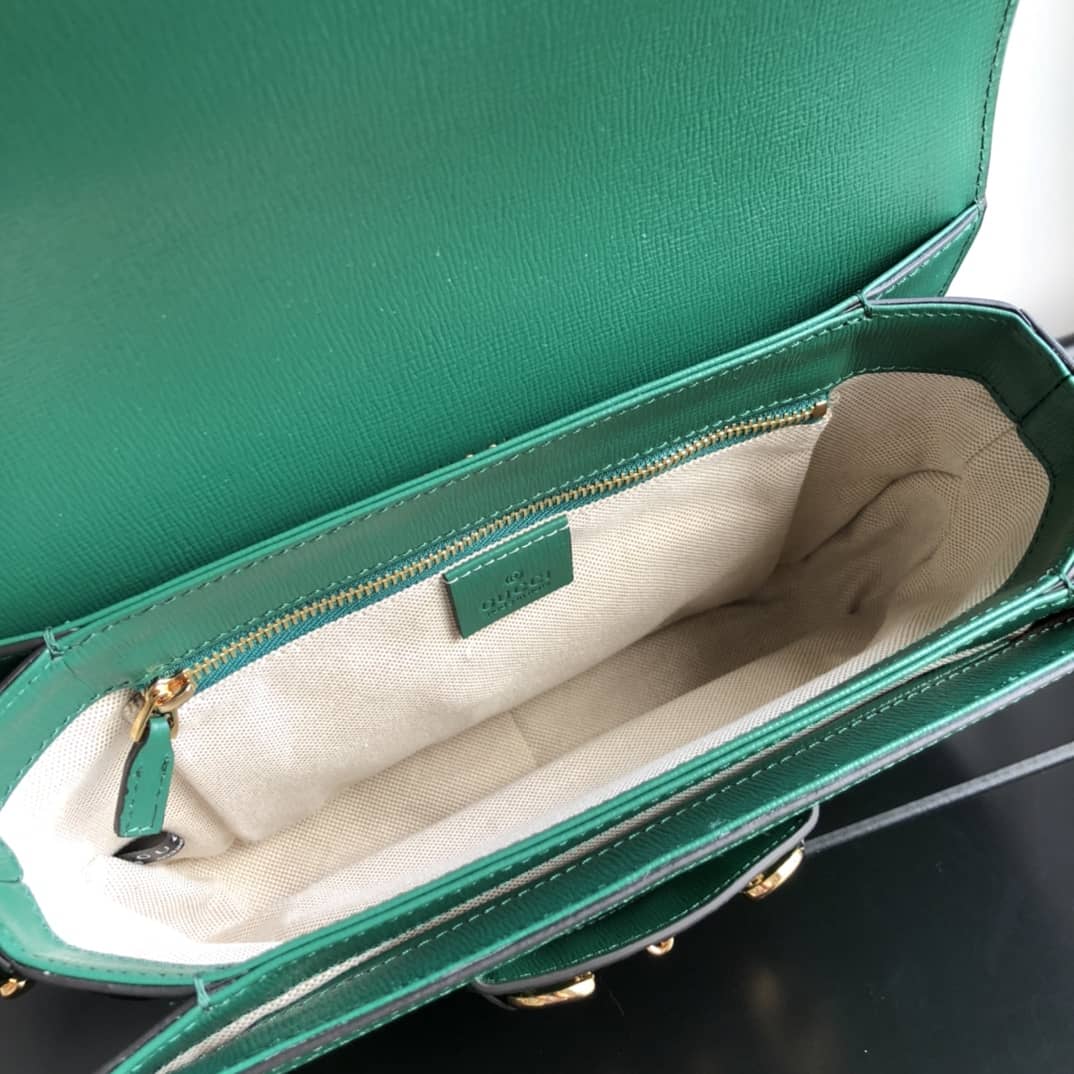 Gucci Horsebit 1955 Shoulder Bag Replica Green 602204