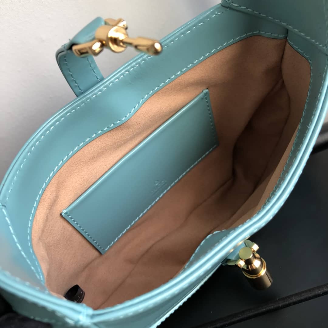 Gucci Jackie 1961 Mini Shoulder Bag Replica Blue 637092