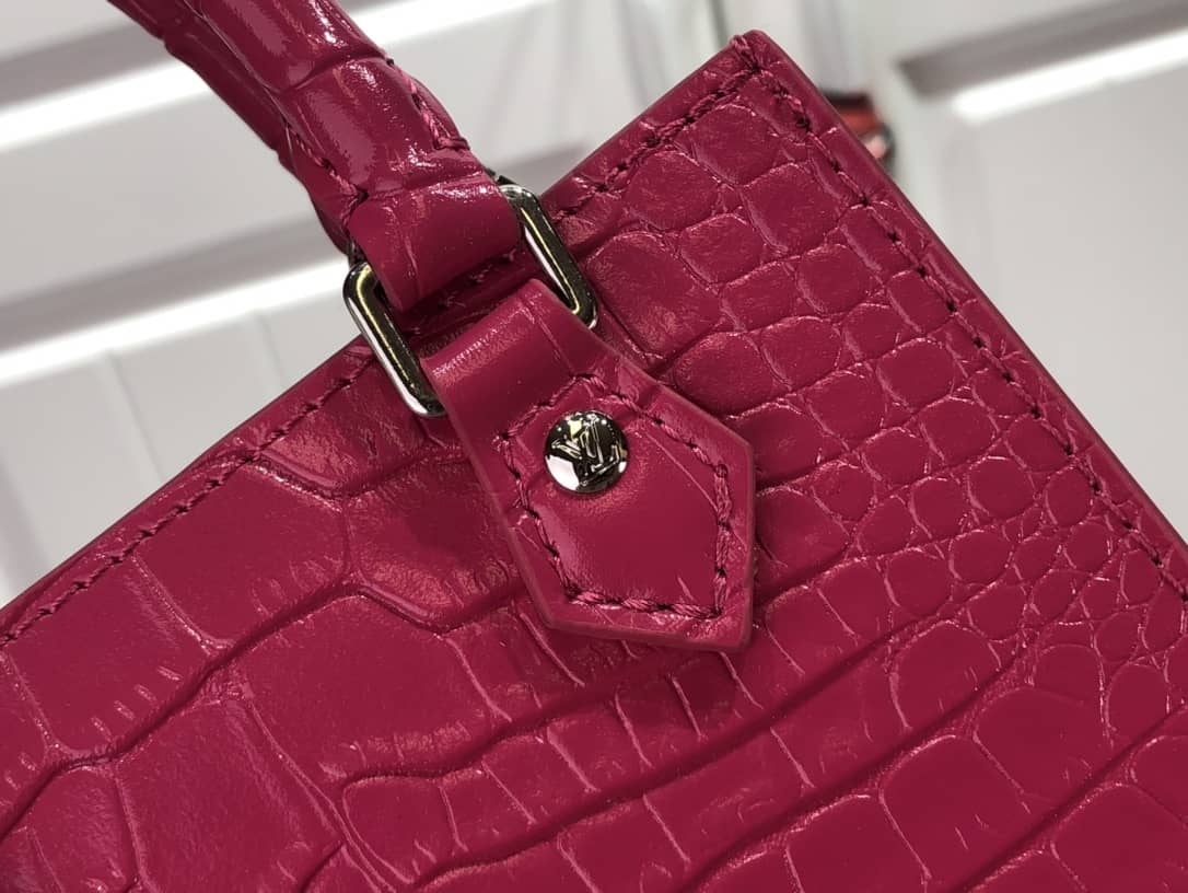 Louis Vuitton Petit Sac Plat Flat Shoulder Bag Pink Replica M80169