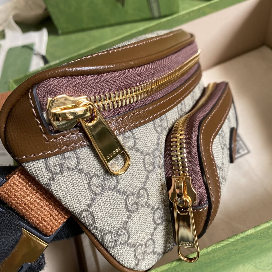 Best Replica Gucci Interlocking GG Supreme Belt Bag Replica 682933(ColaReps)
