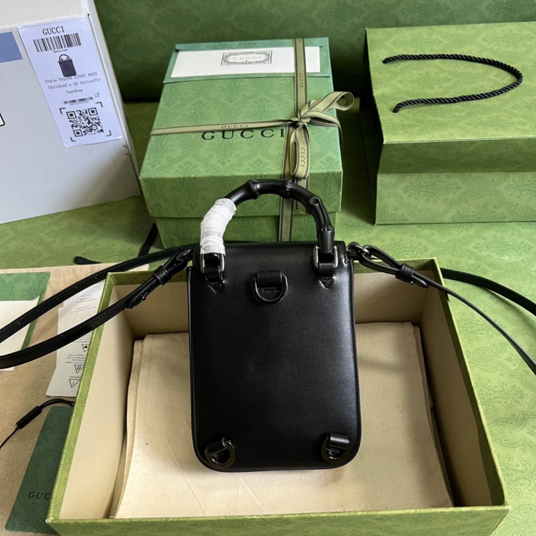 Gucci Bamboo Mini Crossbody Handbag 702106 Replica