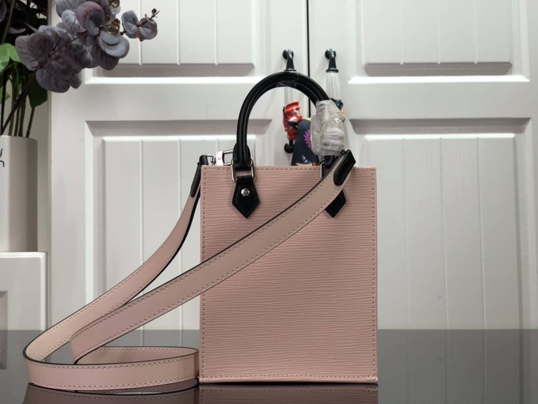 Louis Vuitton Petit Sac Plat Flat Shoulder Bag Replica Pink M80169