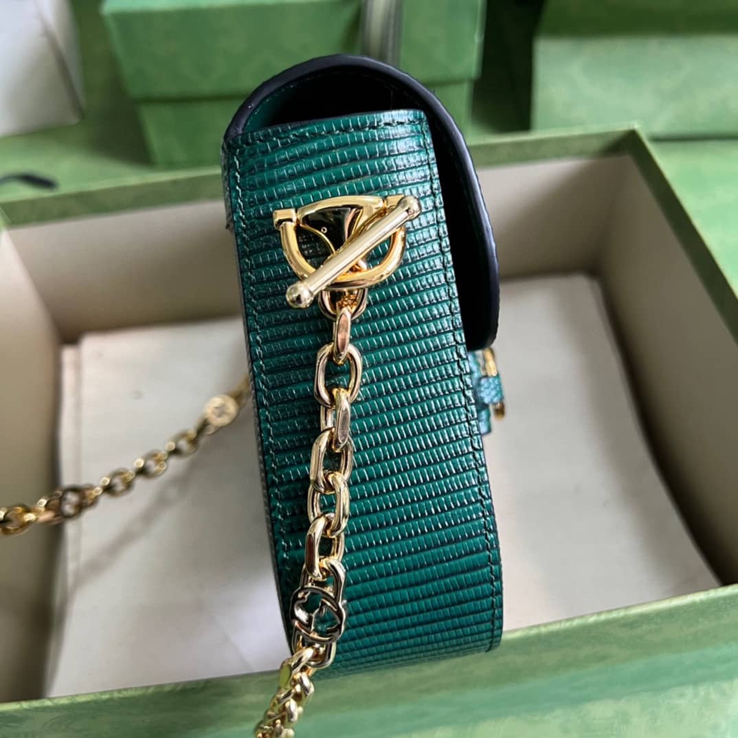Gucci Horsebit 1955 Lizard Mini 675801 Replica Shoulder Bag