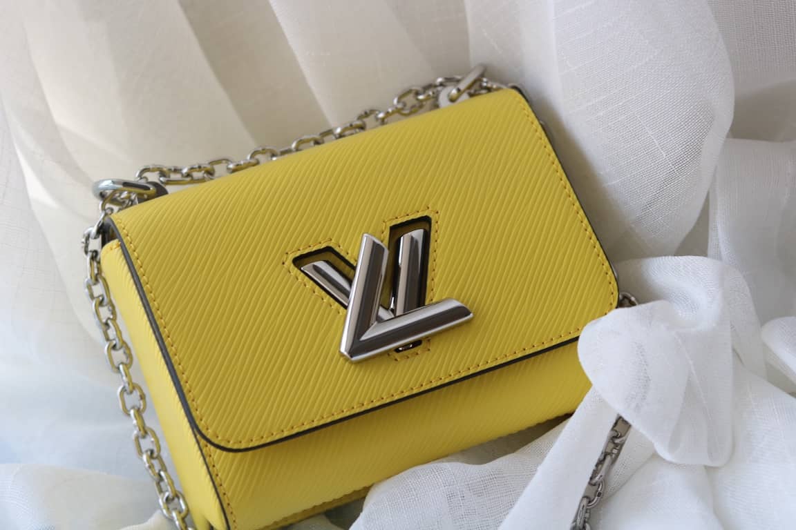 Louis Vuitton Replica Twist MM Epi Leather Bag Yellow