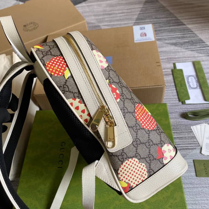 Gucci Disney Small Supreme Replica Backpack Brown 552884