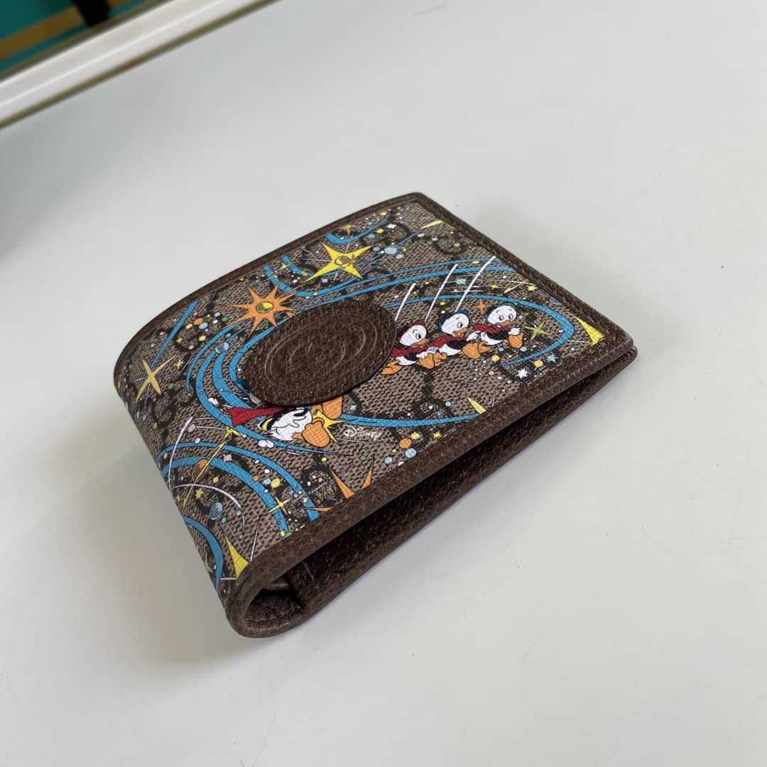 Gucci x Disney Donald Duck Billfold Wallet Replica 647937
