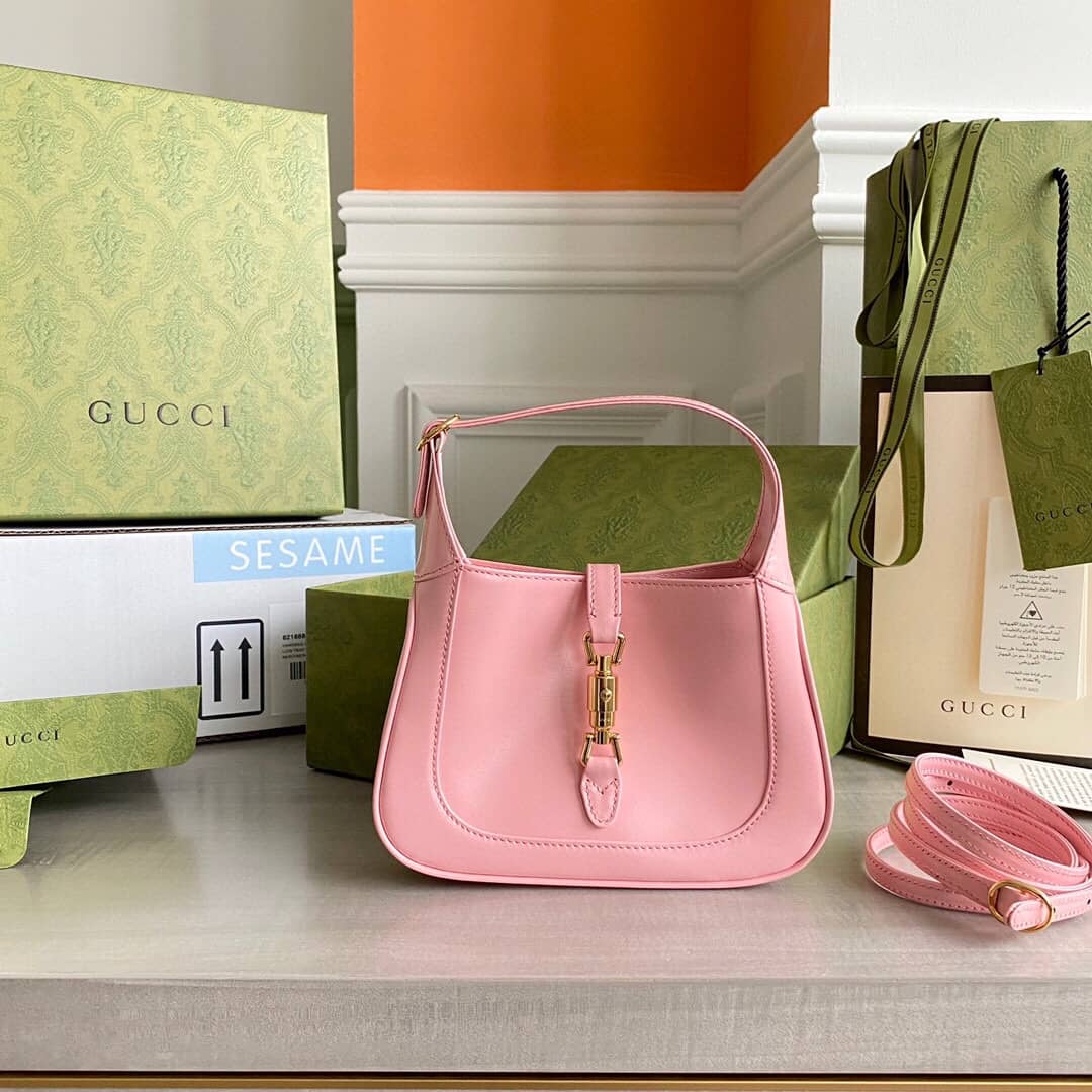 Gucci Jackie 1961 Mini Shoulder Bag Replica Pink 637091