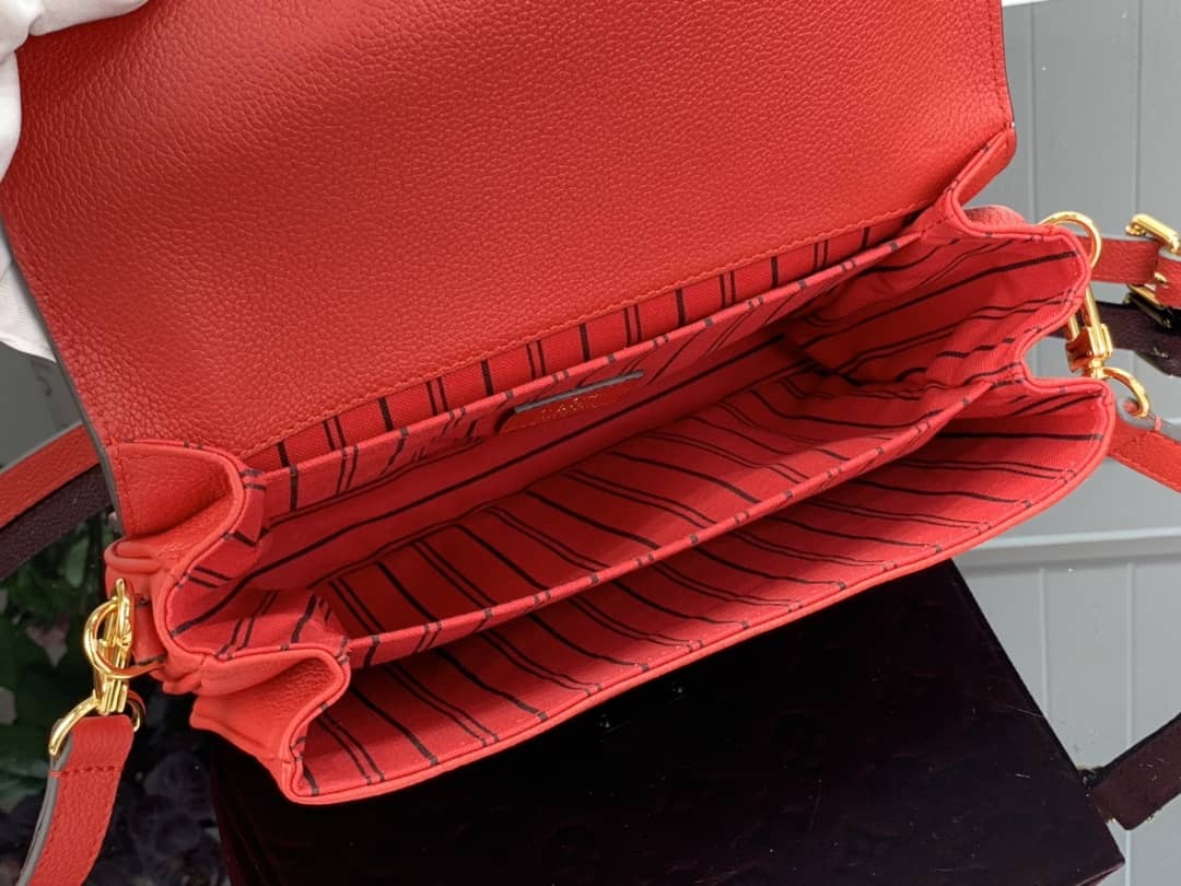 Louis Vuitton Pochette Metis Marine Leather Red M44071 Replica Shoulder Bag