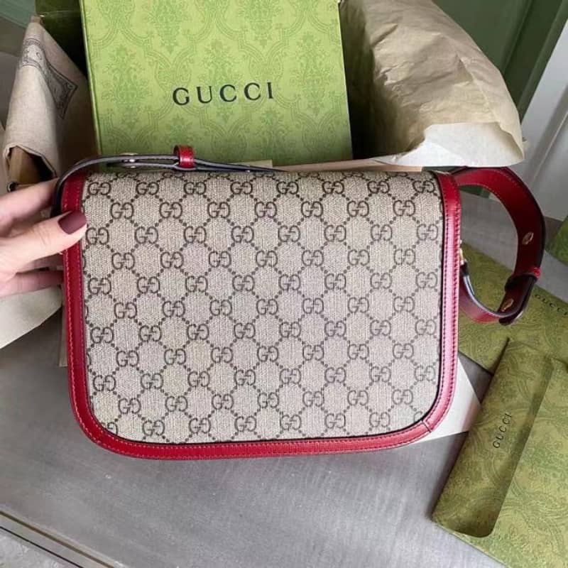 Gucci Horsebit 1955 Shoulder Bag Replica Red 602204