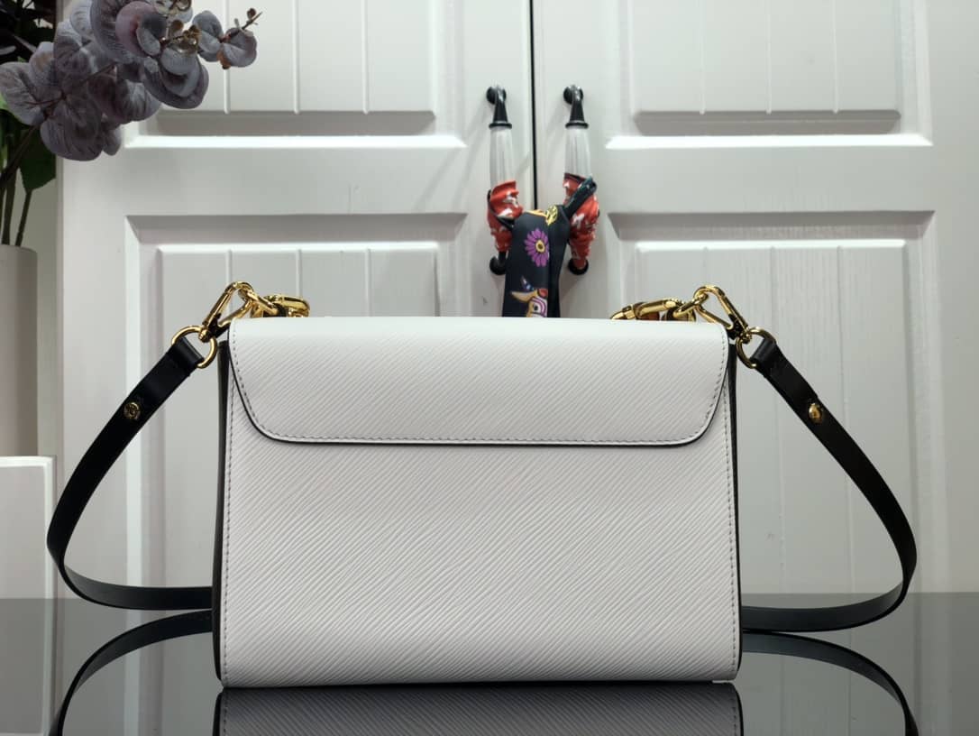 Louis Vuitton Monogram 2Way Leather Twist Replica Handbag White M58526