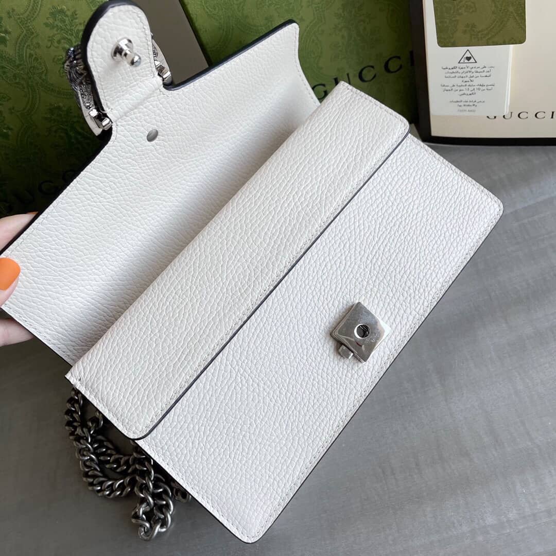 Gucci GG Dionysus Small Shoulder Bag Replica White 499623