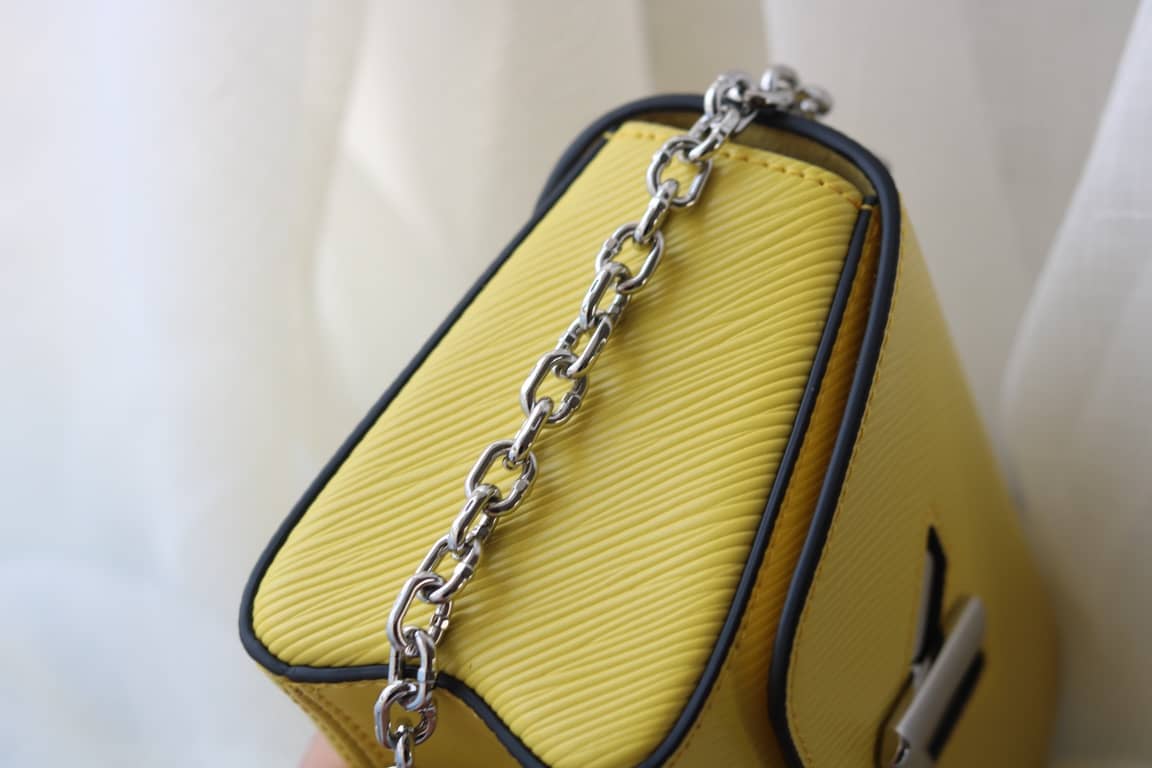 Louis Vuitton Replica Twist MM Epi Leather Bag Yellow