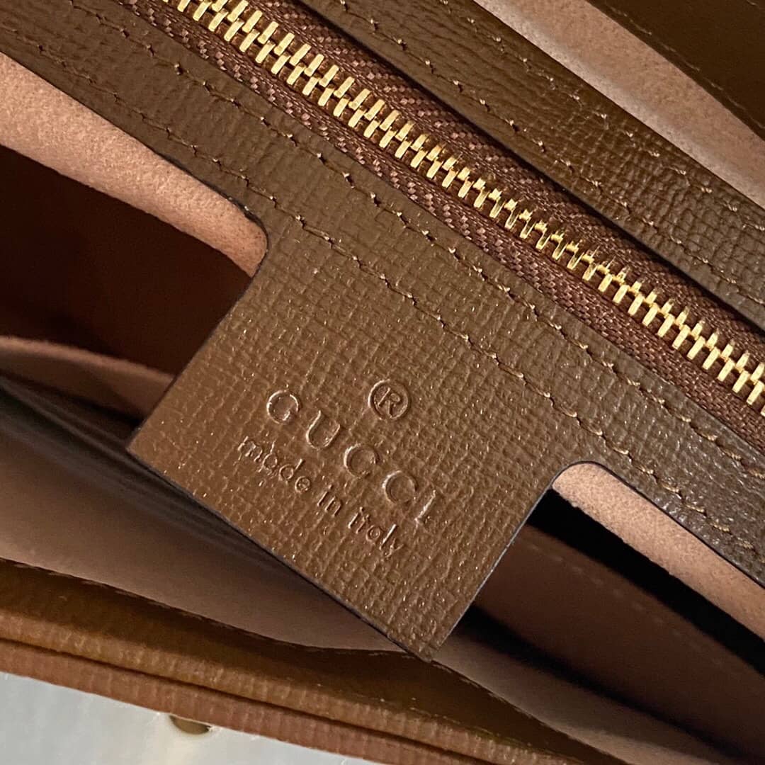 Gucci GG Jackie 1961 Mini Shoulder Bag Replica Brown 637092