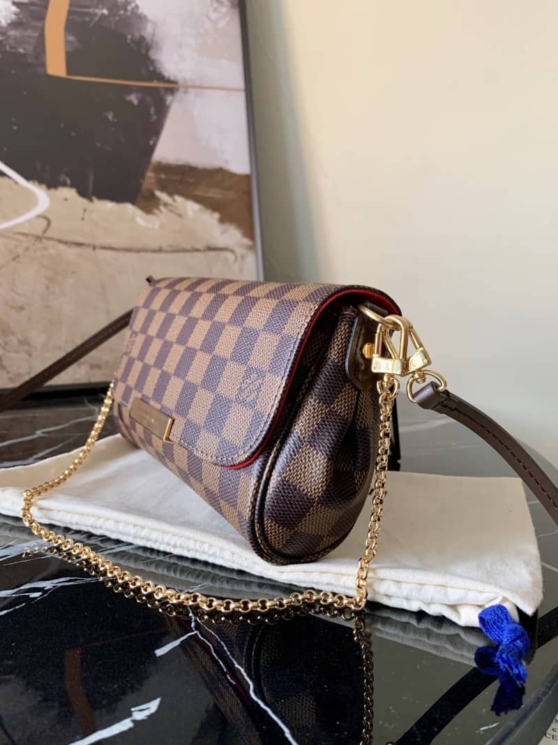 Louis Vuitton Favorite MM Demier Ebene Replica Crossbody Bag N41129