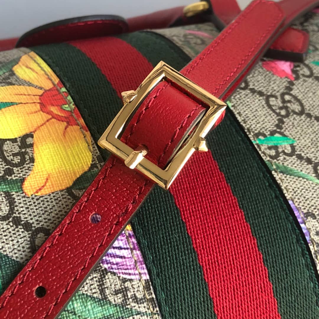 Gucci Ophidia GG Flora Medium 2way Replica Boston Bag 524532