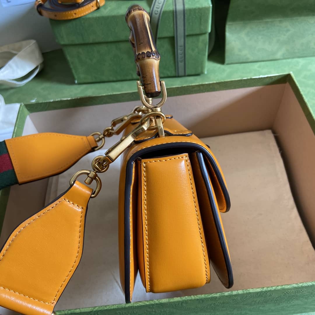 Gucci Bamboo 1947 Mini Top Handle Shoulder Bag 686864 Replica