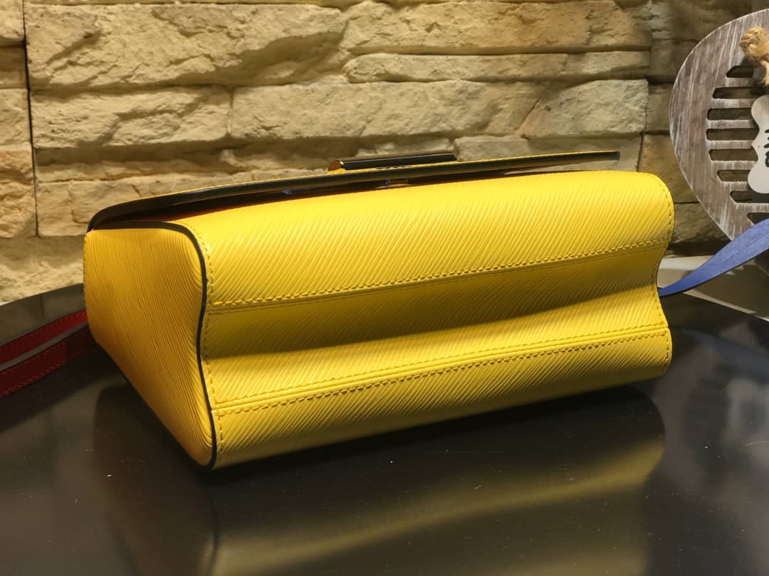Louis Vuitton Twist MM Bag Yellow M50296 Replica