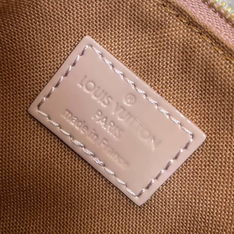 Louis Vuitton Pochette Dupe  Monogram Vernis Accessories Replica Pouch Pink M58009