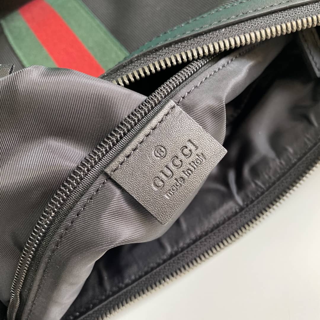 Gucci Web GG Supreme Flat Messenger Bag Replica 471454