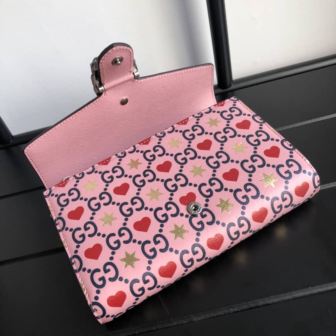 Gucci Dionysus Chain Wallet Shoulder Bag Replica Pink 401231