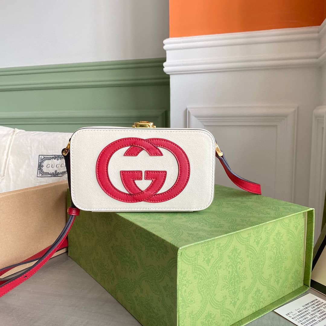 Gucci Interlocking G Mini Bag Replica White 658230