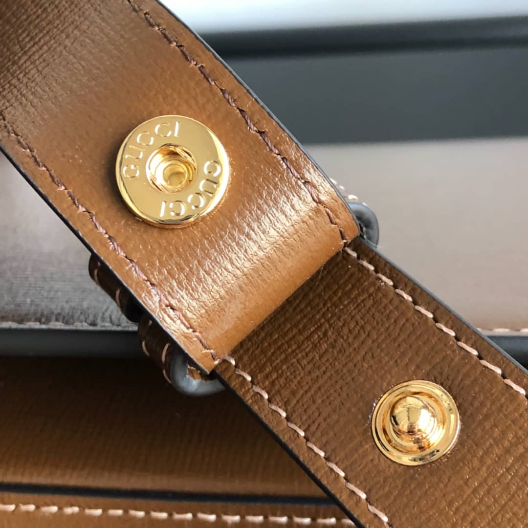 Gucci Horsebit 1955 Shoulder Bag Replica Brown 602204