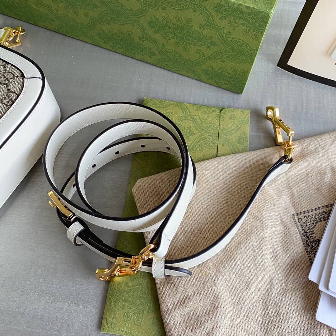 Gucci Horsebit 1955 Mini Bag Replica White 658574
