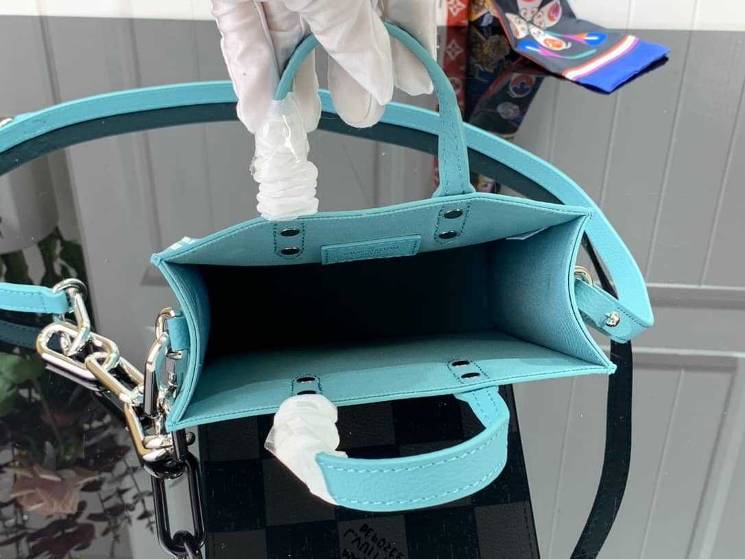 Louis Vuitton Sac Plat Cowhide Leather  XS Bag Replica N60479