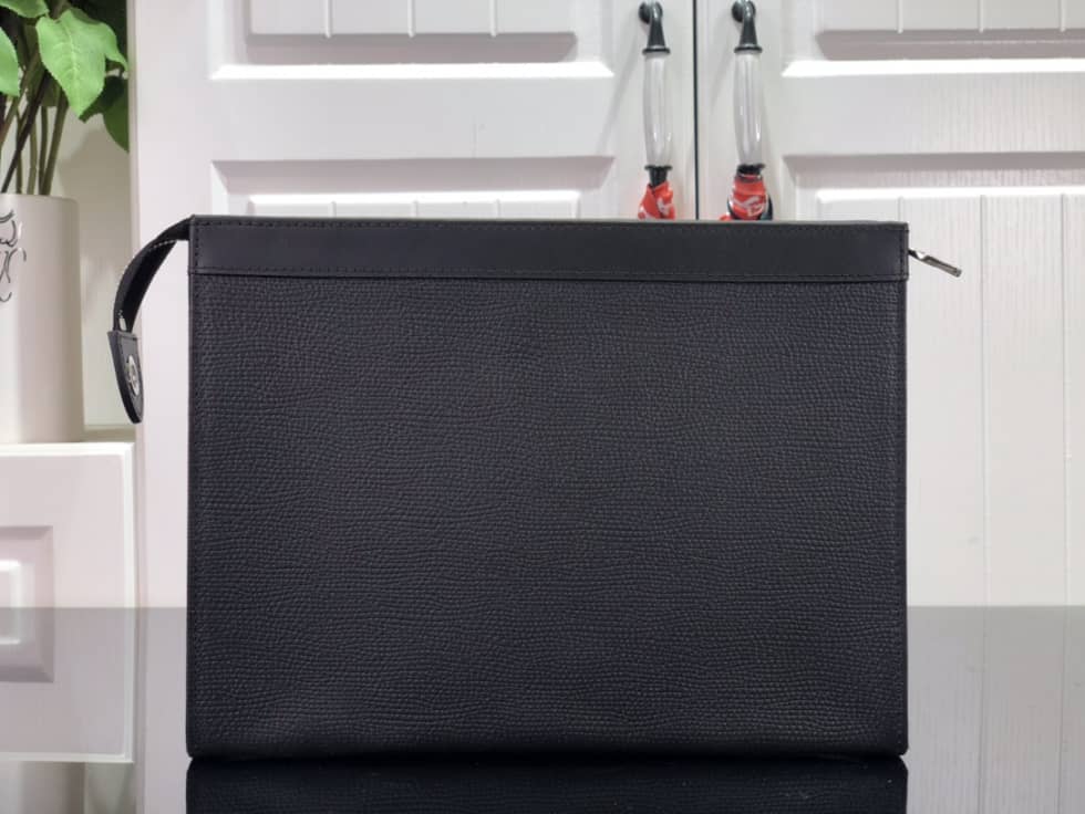 Louis Vuitton Pochette Dupe x Nigo Voyage MM Monogram Black M45961