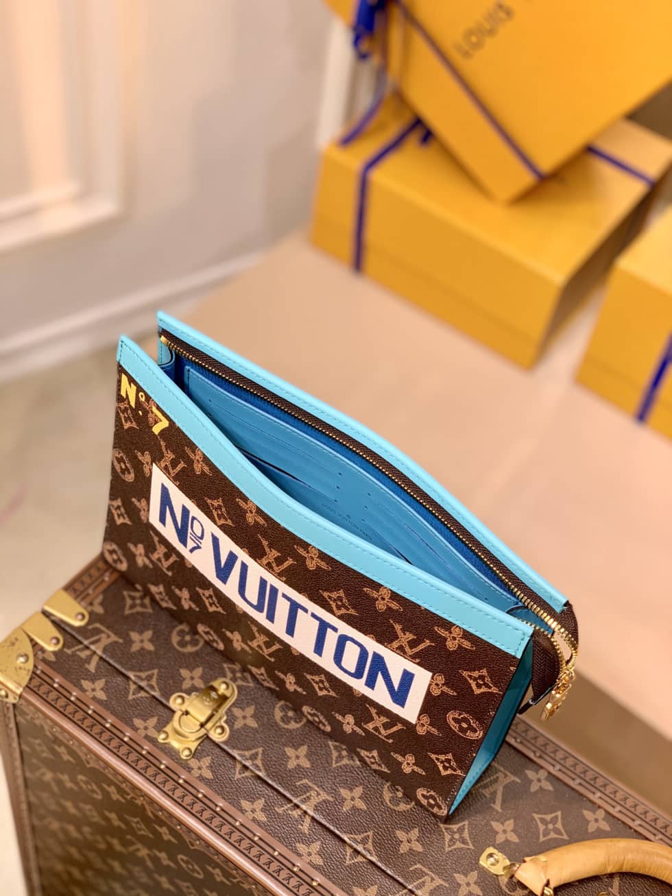 Louis Vuitton Pochette Voyage Monogram Brown M81204 Replica