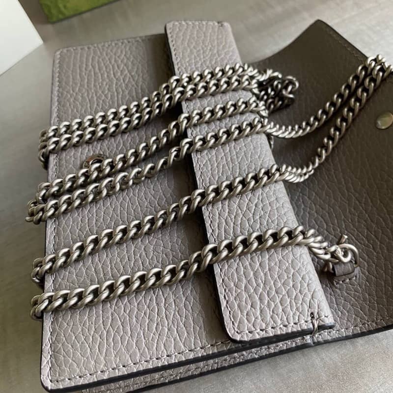 Gucci Dionysus GG Supreme Super Mini Bag Replica Gray 476432
