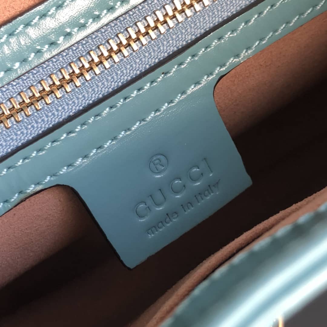 Gucci GG Jackie 1961 Small Hobo Shoulder Bag Replica Blue 636709