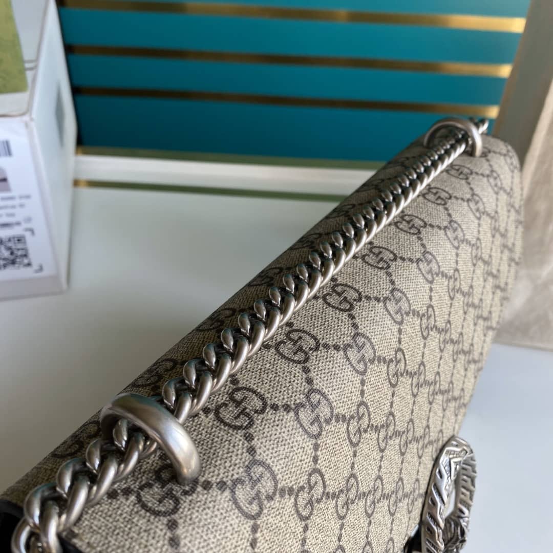 Gucci Dionysus Supreme Monogram Chain Medium Shoulder Bag Replica 403348