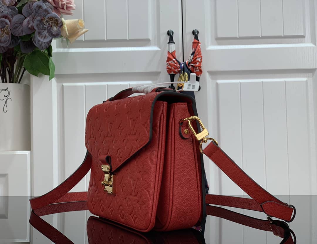 Louis Vuitton Pochette Metis Marine Leather Red M44071 Replica Shoulder Bag