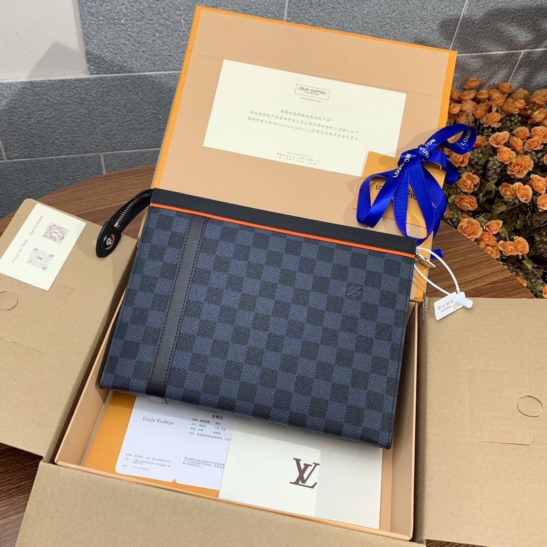 Louis Vuitton Pochette Voyage MM Lace Collection Pouch N60241 Replica