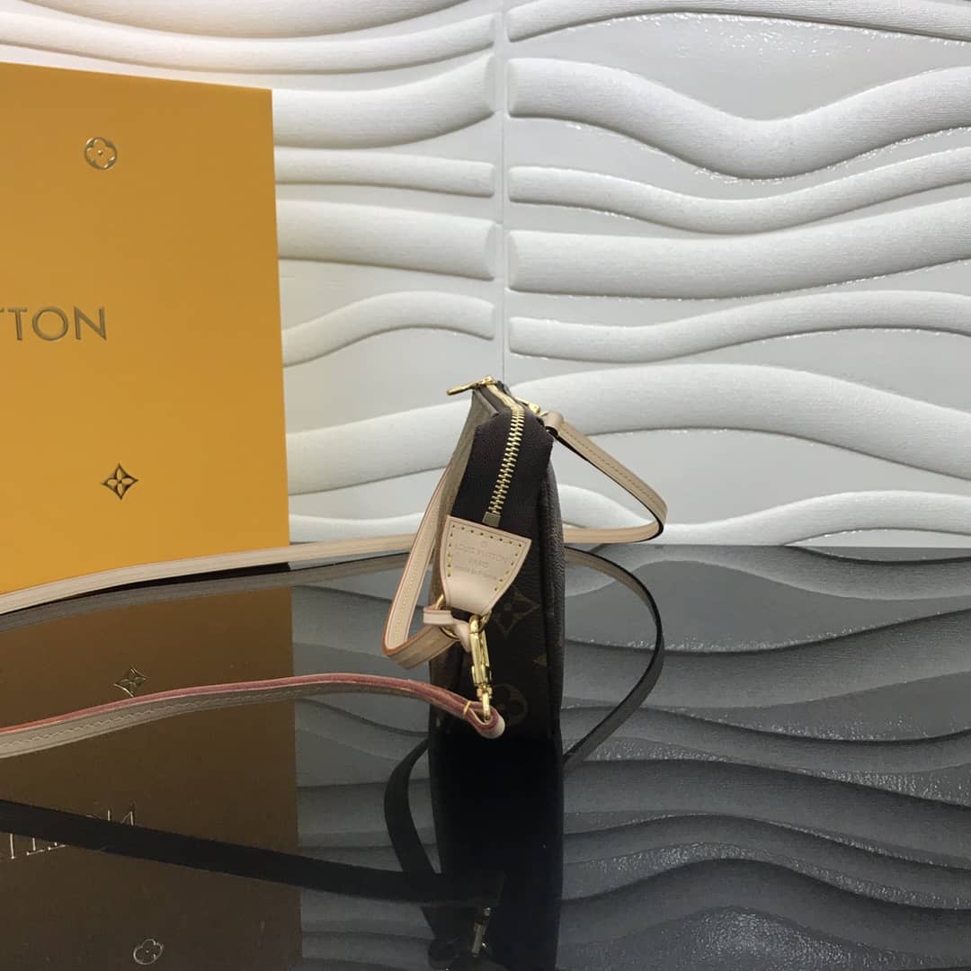 Louis Vuitton Replica Pochette Accessoires Canvas Brown M40712