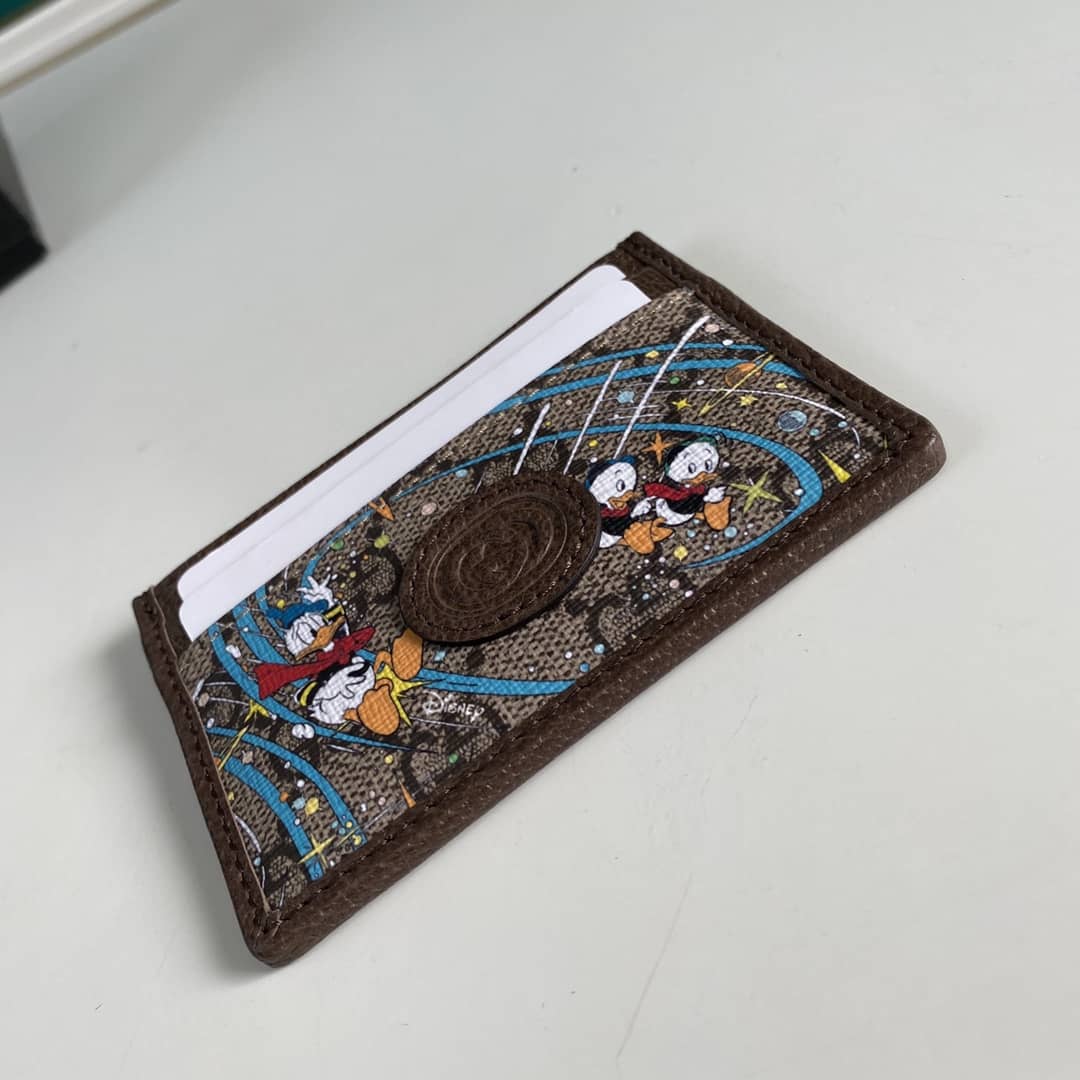 Gucci x Disney Donald Duck Credit Card Holder Replica 647942