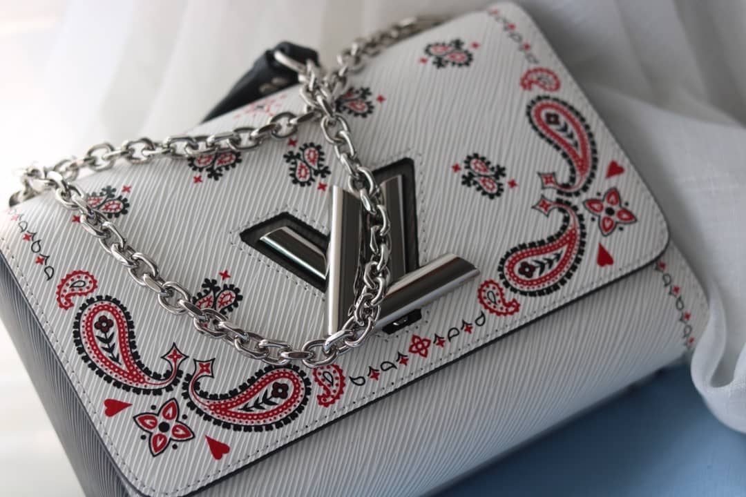 Louis Vuitton Textured Epi Leather Twist Series Bag White