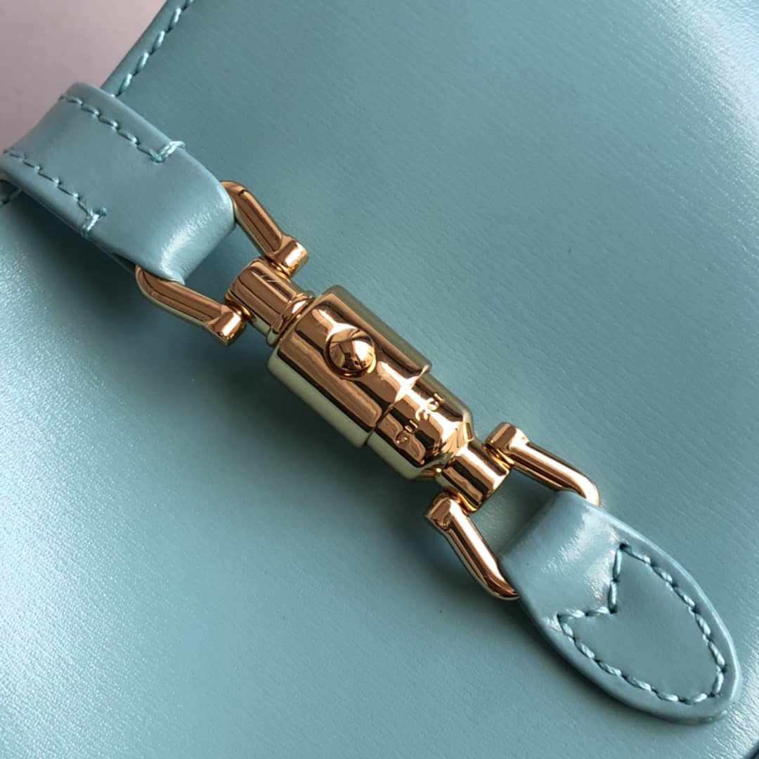 Gucci Jackie 1961 Mini Shoulder Bag Replica Blue 637092