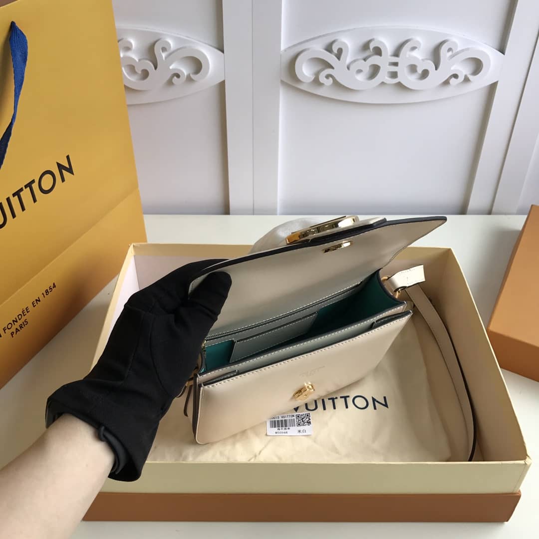 Louis Vuitton Pont9 Neuf Leather Replica Shoulder Bag White M55948