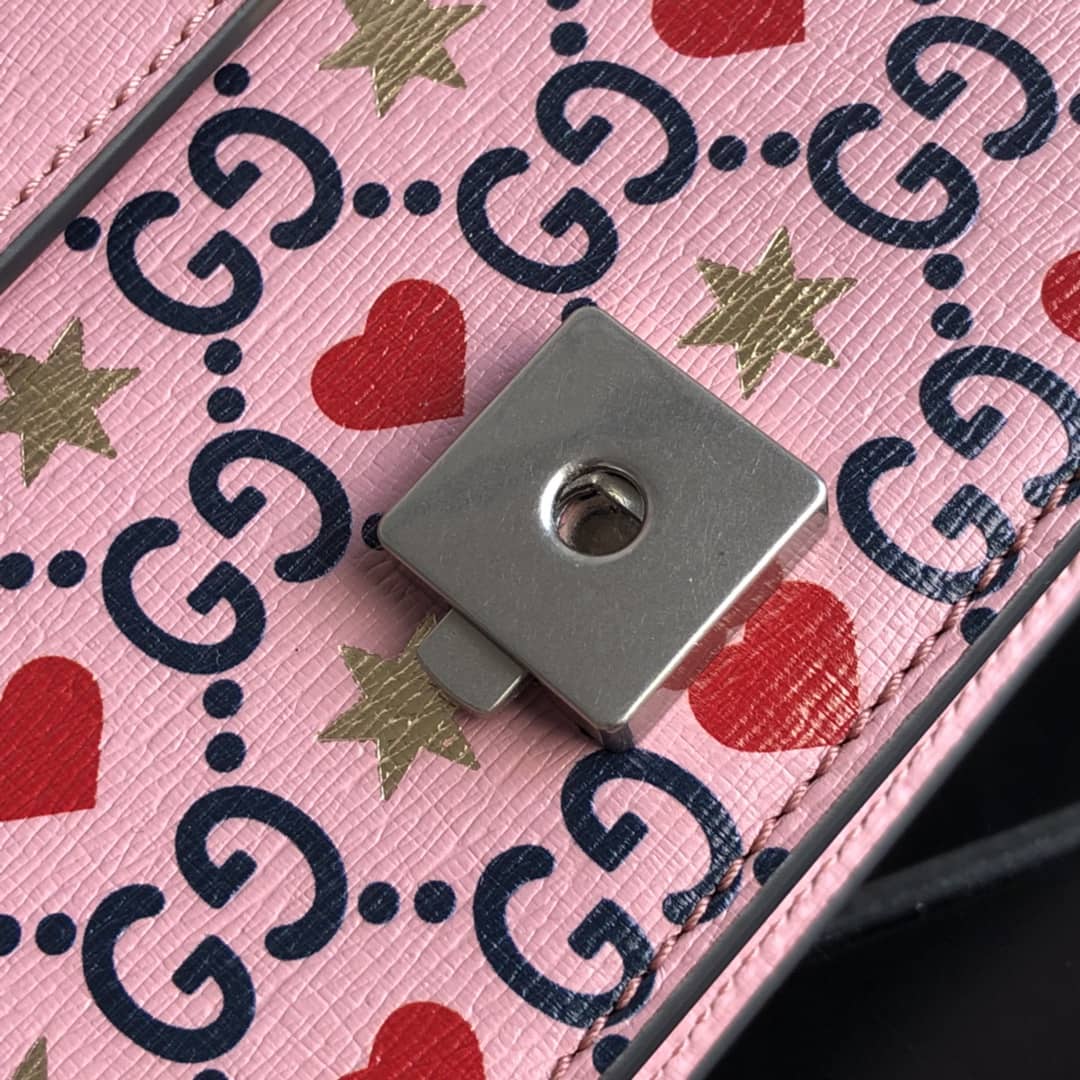 Gucci Dionysus Dupe GG Supreme Dionysus 2way Mini Chain Shoulder Bag  Pink 421970