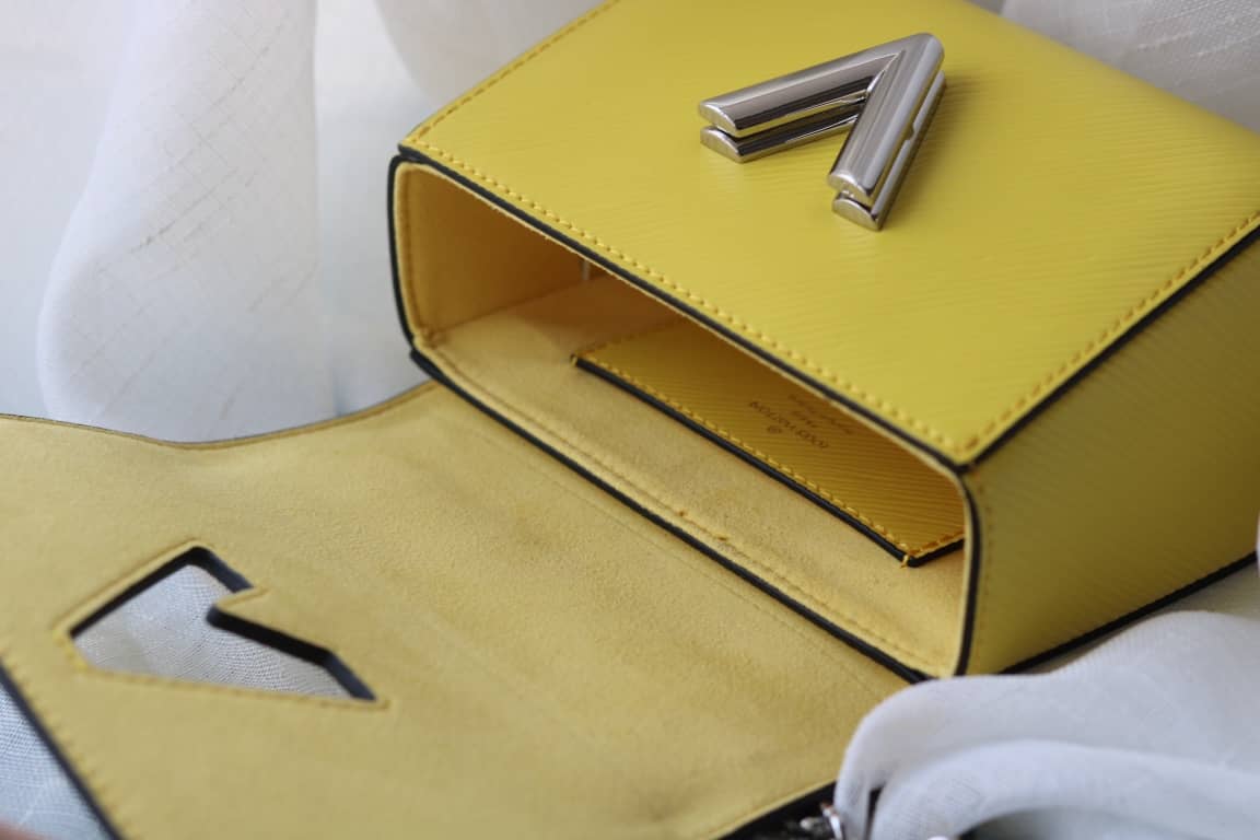 Louis Vuitton Replica Twist MM Epi Leather Bag Yellow
