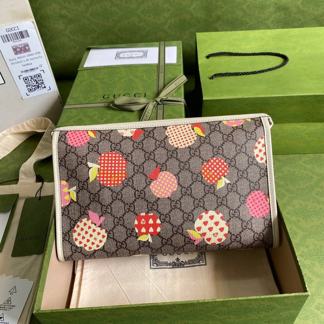Gucci Les Pommes Ophidia Pouch Replica 664114