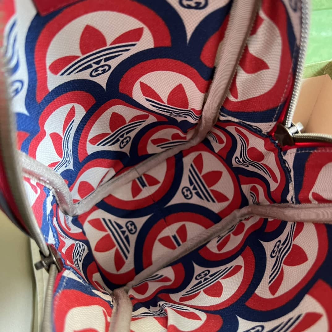 Gucci Adidas x Gucci Mini Top Handle Red 702387 Replica Clutch