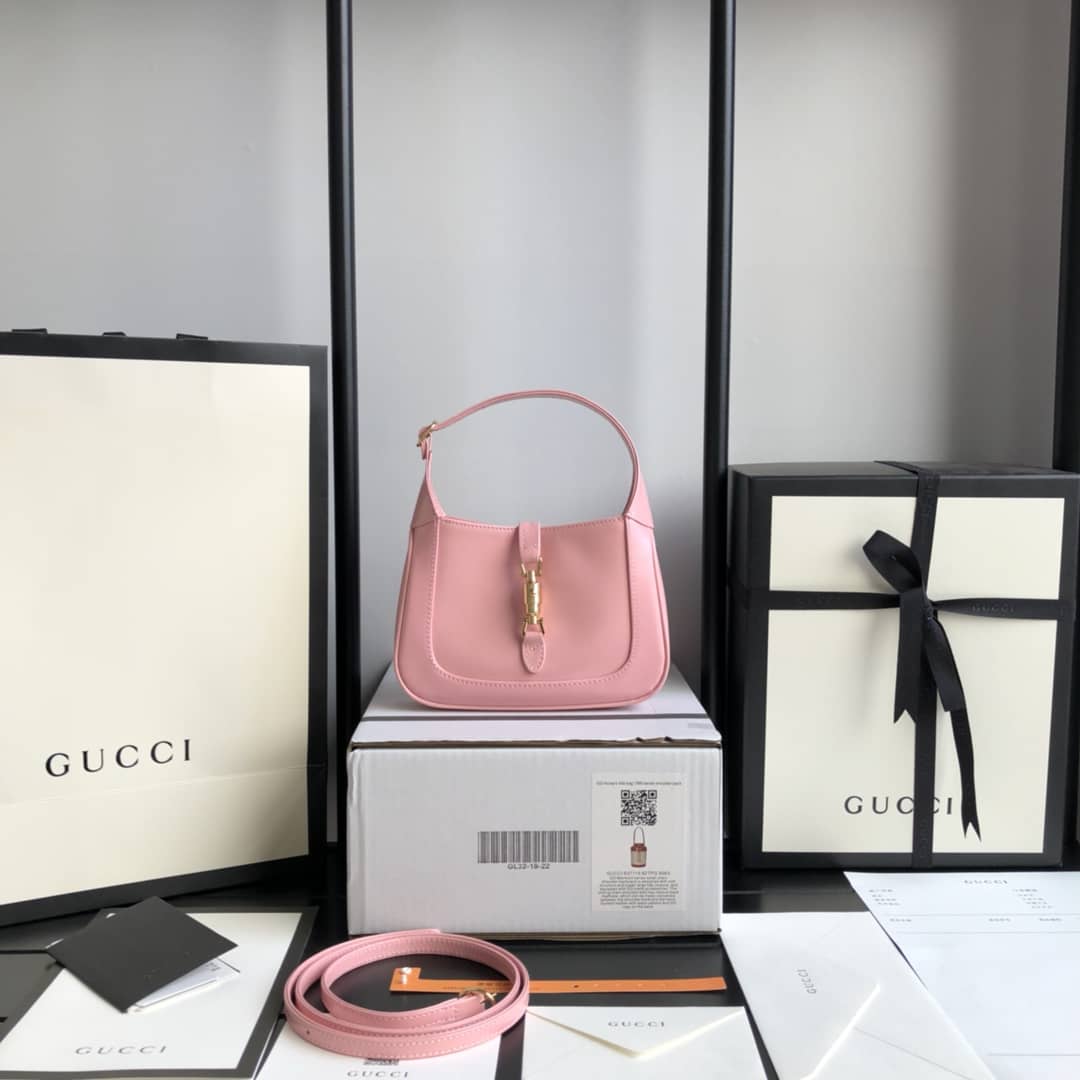 Gucci Jackie 1961 Mini Shoulder Bag Replica Pink 637092
