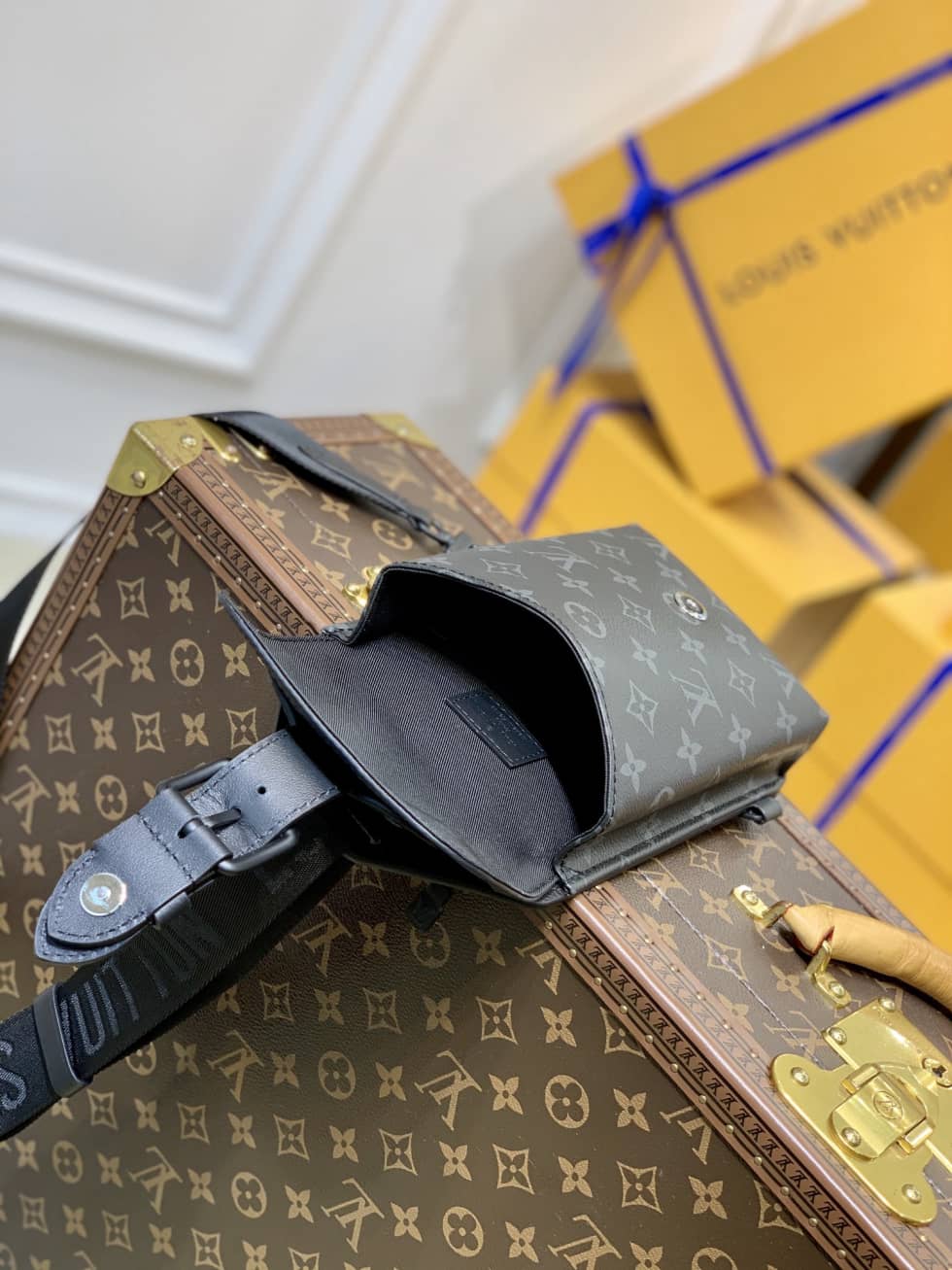 Louis Vuitton Saumur Slingbag Monogram Eclipse M45912 Replica Shoulder Bag