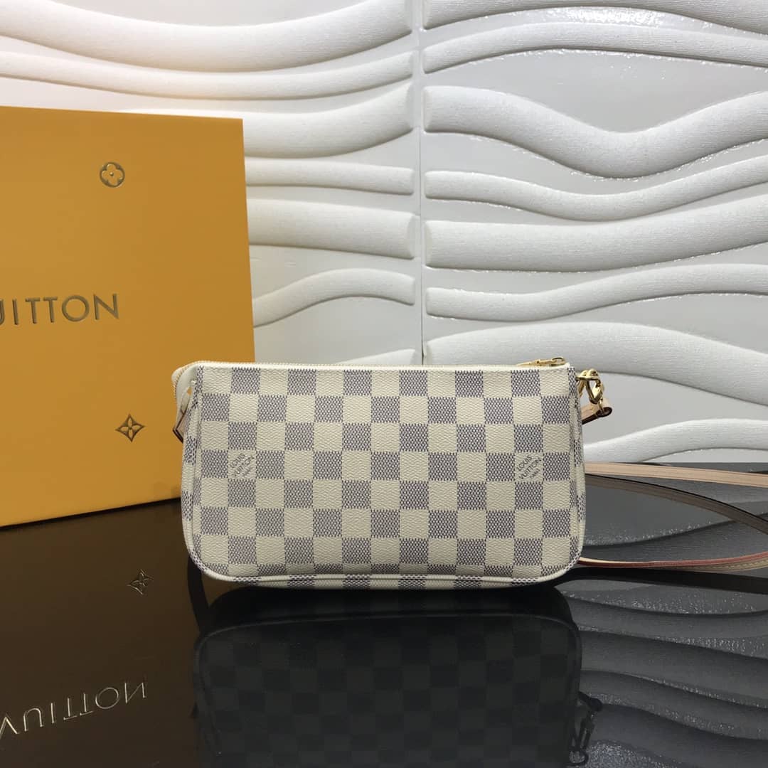 Louis Vuitton Replica Pochette Accessoires Canvas Beige M40712