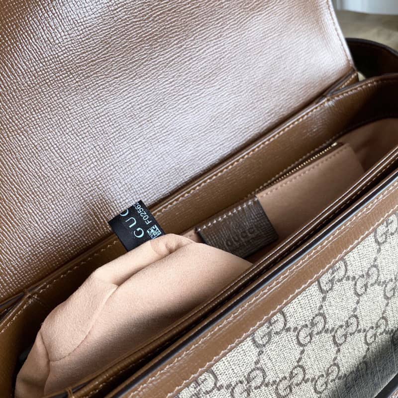 Gucci Horsebit 1955 Shoulder Bag Replica Brown 602204