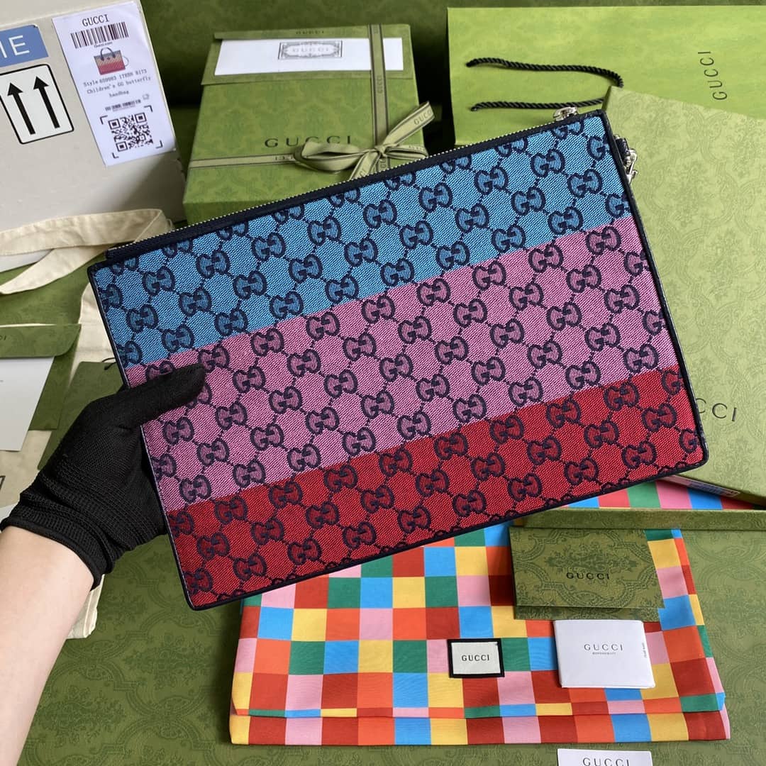 Gucci Purse Dupes Multicolor Canvas GG Pouch657581