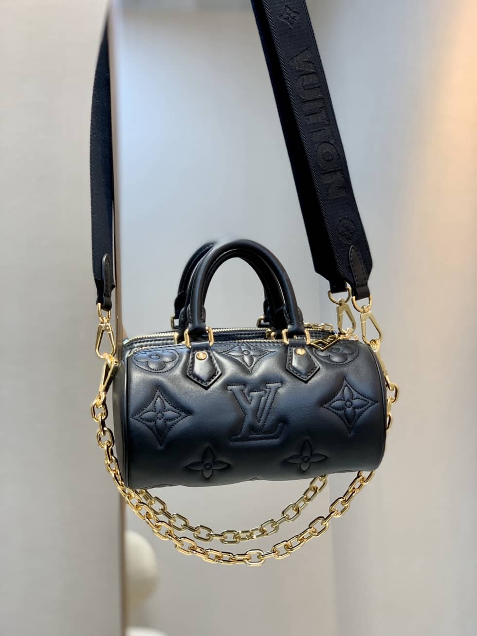 Louis Vuitton Papillon BB Black M59800 Replica Shoulder Bag